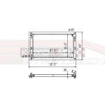 Koyo Hyper-V 36mm Radiator for Evo X (V2979)