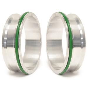 Vibrant HD Aluminum VanJen Clamp Weld Ferrules