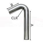 Vibrant Stainless Steel Bend 120°