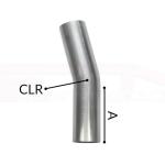 Vibrant Stainless Steel Bend 15°