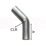Vibrant Stainless Steel Bend 45°
