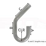 Vibrant Stainless Steel Bend U-J