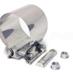 Vibrant Stainless Steel Easy Seal Exhaust Sleeve Clamp