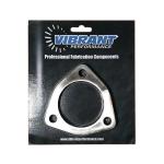 Vibrant Stainless Steel 3-Bolt Exhaust Flange