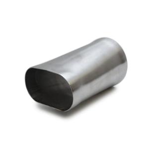 Vibrant Stainless Steel Oval to Round Transition