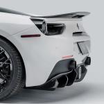 Vorsteiner Ferrari 488 Diavolo Carbon Fiber Decklid Spoiler (FRV2060)