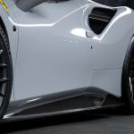 Vorsteiner Ferrari 488 Diavolo Carbon Fiber Side Skirts (FRV2030)