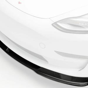 Vorsteiner Tesla Model 3 Volta Aero Carbon Fiber Front Spoiler (TEV1010)