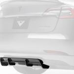 Vorsteiner Tesla Model 3 Volta Aero Carbon Fiber Rear Diffuser (TEV1055)