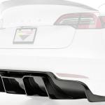 Vorsteiner Tesla Model 3 Volta Track Edition Aero Carbon Fiber Rear Diffuser (TEV1050)