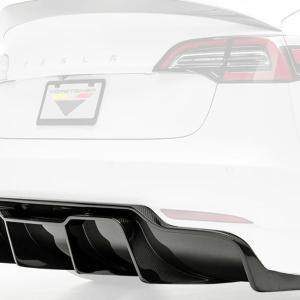 Vorsteiner Tesla Model 3 Volta Track Edition Aero Carbon Fiber Rear Diffuser (TEV1050)