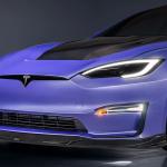 Vorsteiner Tesla Model S Plaid VRS Aero Carbon Fiber Bumper Flares (TEV3025)