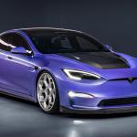 Vorsteiner Tesla Model S Plaid VRS Aero Carbon Fiber Bumper Flares (TEV3025)