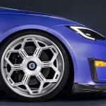 Vorsteiner Tesla Model S Plaid VRS Aero Carbon Fiber Bumper Flares (TEV3025)