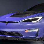 Vorsteiner Tesla Model S Plaid VRS Aero Carbon Fiber Front Spoiler (TEV3020)
