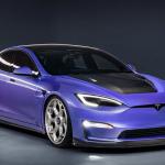Vorsteiner Tesla Model S Plaid VRS Aero Carbon Fiber Front Spoiler (TEV3020)