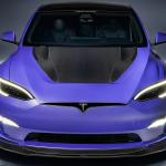 Vorsteiner Tesla Model S Plaid VRS Aero Carbon Fiber Front Spoiler (TEV3020)