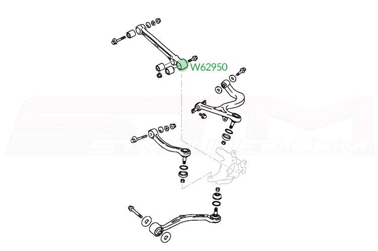 Whiteline Rear Control Arm Lower Outer Bushings for Evo 4-9 (W62950)