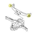 Whiteline Rear Diff Mustache Bar Bushings for Evo 4-9 (W92956)