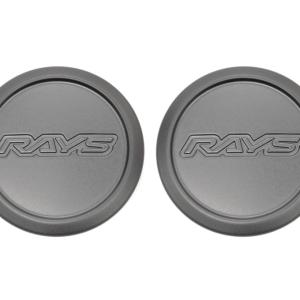 Volk Rays Matte Black ZE40/TE37 Center Caps (Set of 2)