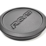 Volk Rays Matte Black ZE40/TE37 Center Caps (Set of 2)