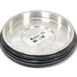 Volk Rays Matte Black ZE40/TE37 Center Caps (Set of 2)