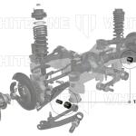 Whiteline Rear Toe Arm Inner Bushing for Subaru WRX/STi (W63583)