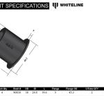 Whiteline Rear Toe Arm Inner Bushing for Subaru WRX/STi (W63583)