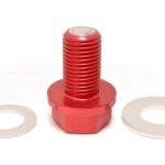 Project Kics Magnetic Oil Drain Plug Red M12 x 1.25 (WMAG1)
