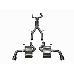 Corsa Performance Dual Rear Exit Catback with Twin 4.0 Inch Tips - Xtreme Sound Level