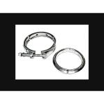 GT 3 Inch VBand Special Stainless Downpipe Flange and Clamp Set