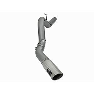 aFe Power Large Bore-HD 5 Inch 409 Stainless Steel DPF-Back Exhaust System